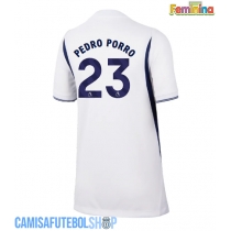Camisa de time de futebol Tottenham Hotspur Pedro Porro #23 Replicas 1º Equipamento Feminina 2026-27 Manga Curta
